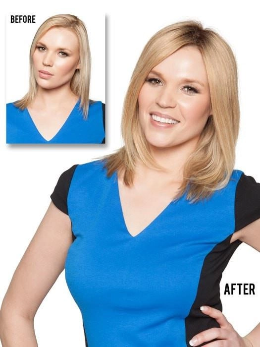 12" Top Form Exclusive Colors | Remy Human Hair Topper (Full Mono)