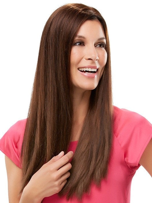 18" Top Form Exclusive Colors | Remy Human Hair Topper (Full Mono)