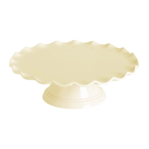 A Little Lovely Company Cake Stand: Wave - Vanilla Cream
