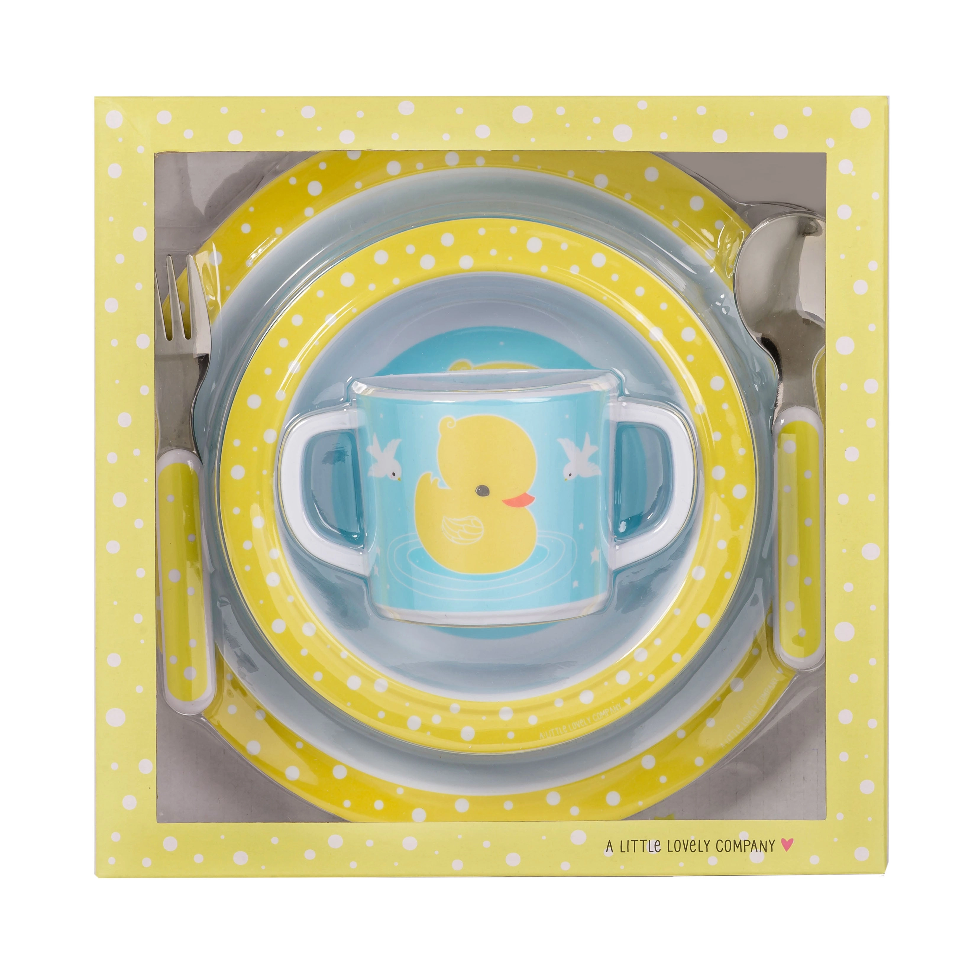 A Little Lovely Company Dinner Set Duck