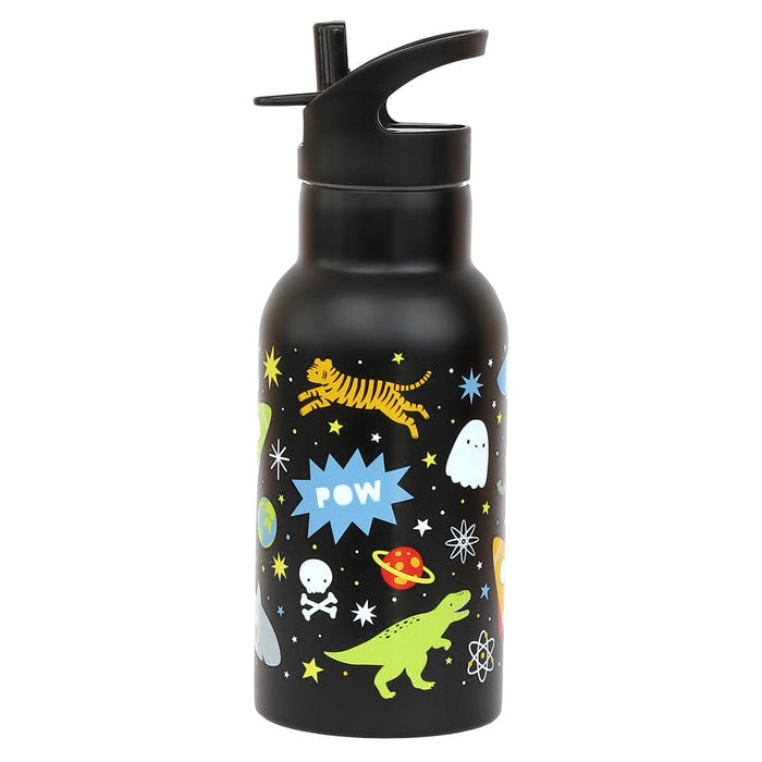 A Little Lovely Company Stainless Steel Drink Bottle: Galaxy