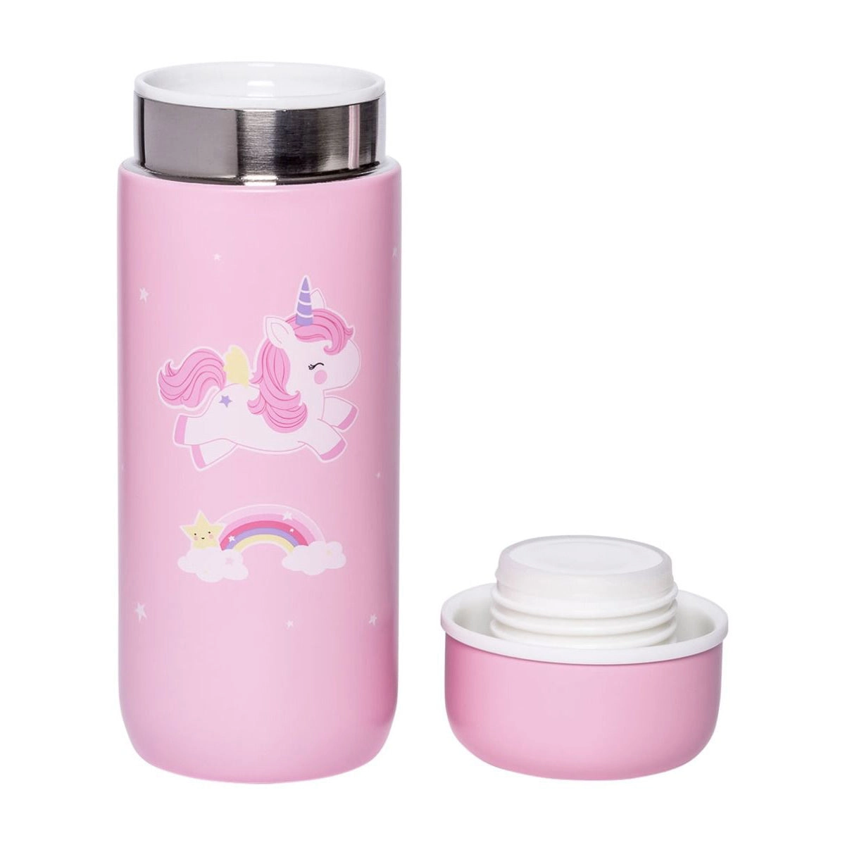 A Little Lovely Company Stainless Steel Drink Bottle Unicorn