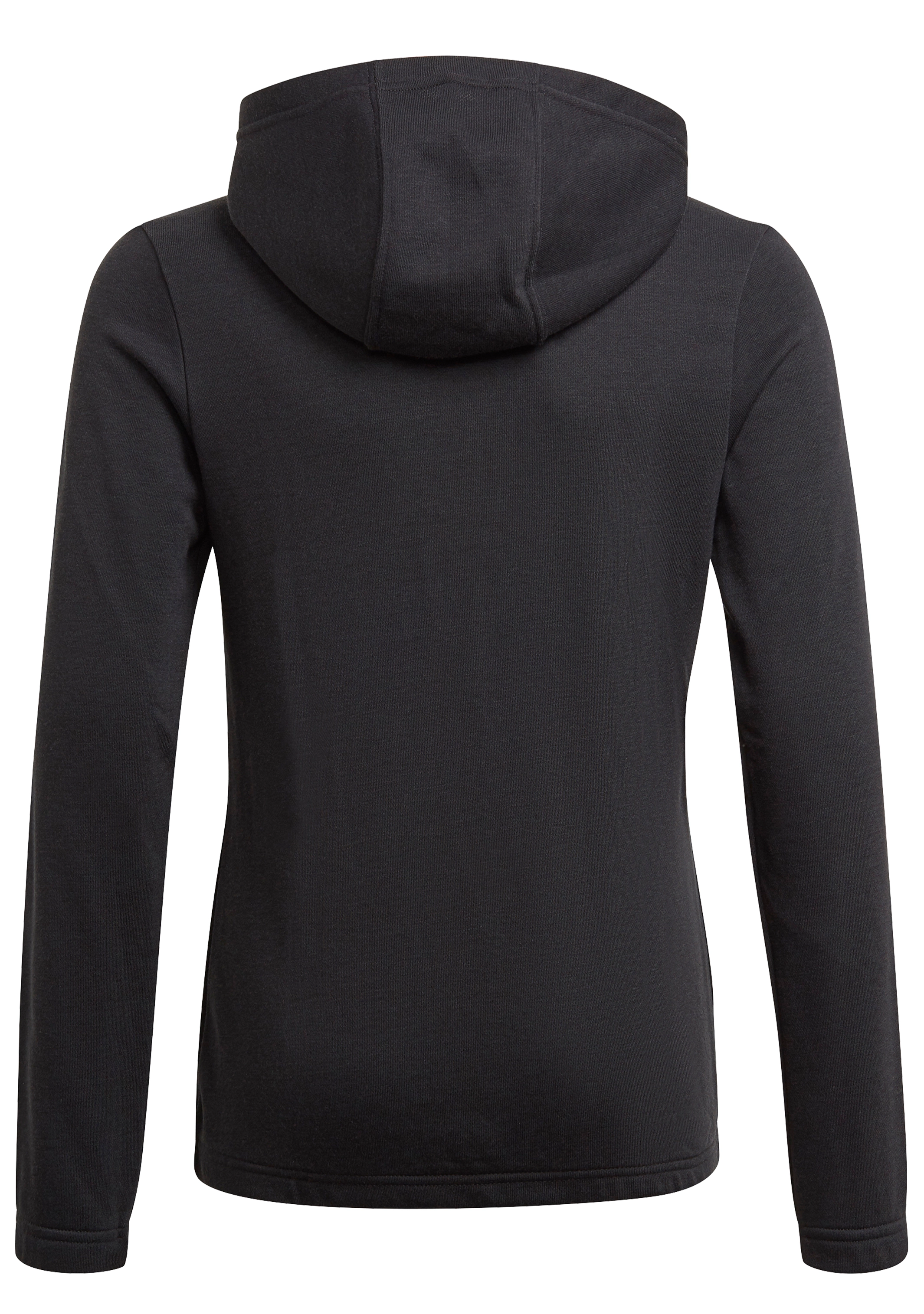 Adidas Girls Essentials 3 Stripe Full Zip Hoodie