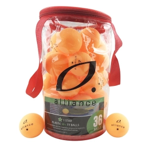 Alliance 36pk 40  ABS 1 Star Table Tennis Balls