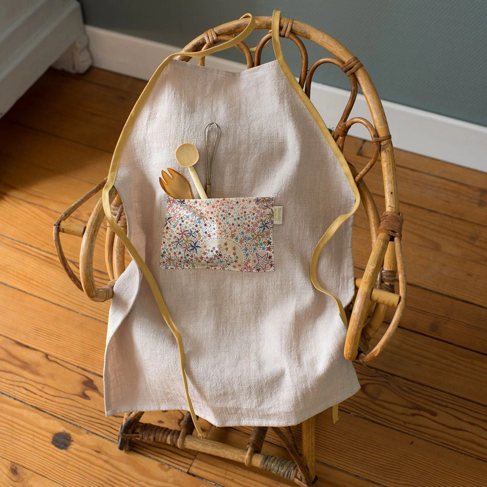 Barnabe aime le café Linen Apron Leon