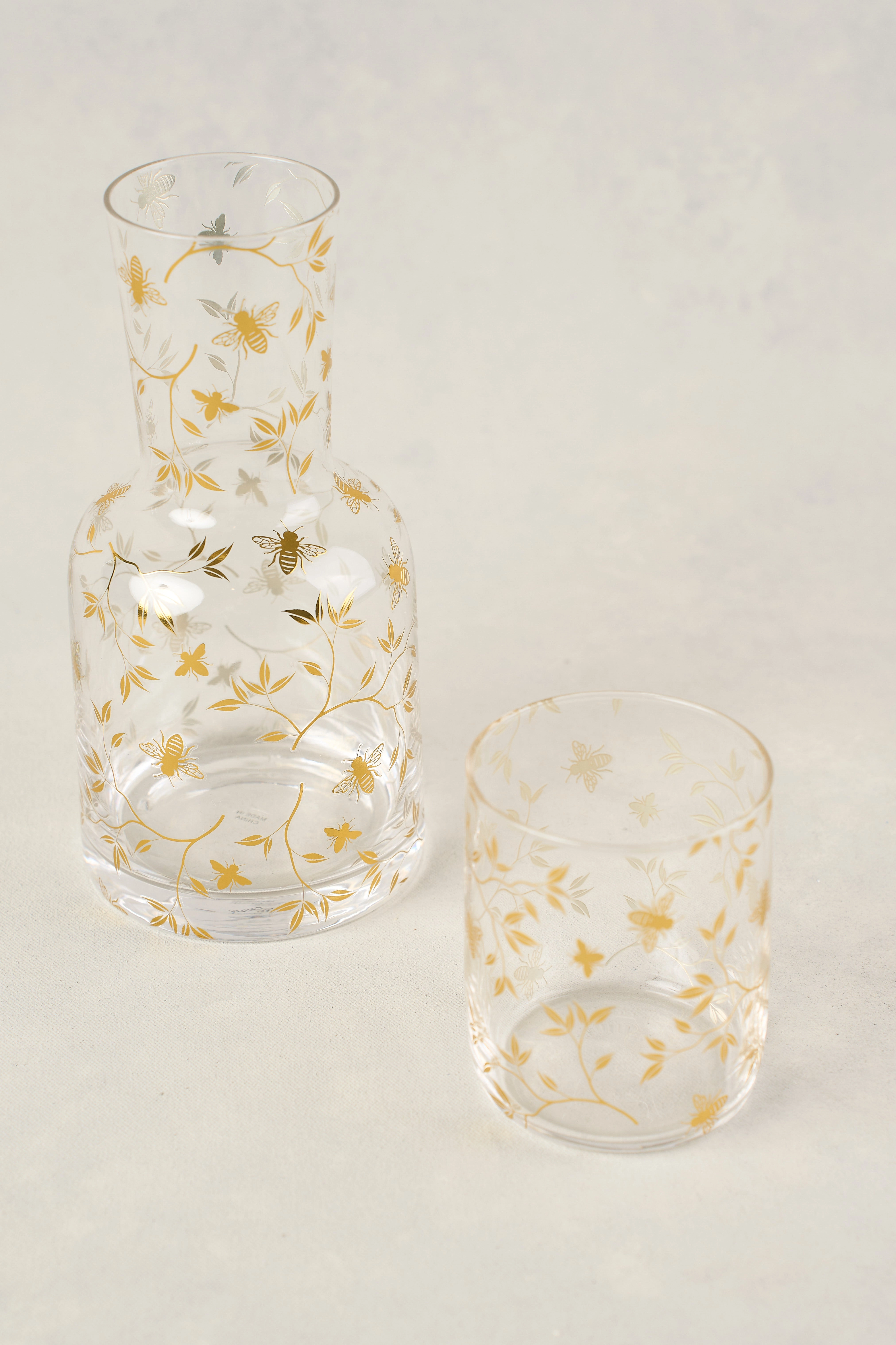 Bee Glass Carafe Set