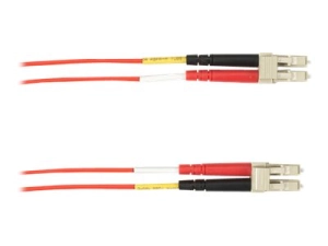 Black Box - Patch cable - LC multi-mode (M) to LC multi-mode (M) - 25 m - fiber optic - duplex - red FOLZHM4-025M-LCLC-RD