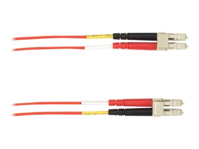 Black Box - Patch cable - LC multi-mode (M) to LC multi-mode (M) - 25 m - fiber optic - duplex - red FOLZHM4-025M-LCLC-RD