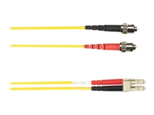 Black Box - Patch cable - ST multi-mode (M) to LC multi-mode (M) - 2 m - fiber optic - duplex - yellow FOLZHM4-002M-STLC-YL