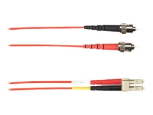 Black Box - Patch cable - ST multi-mode (M) to LC multi-mode (M) - 5 m - fiber optic - duplex - red FOLZHM4-005M-STLC-RD