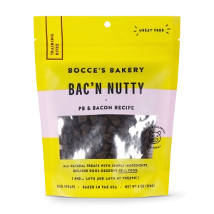 Bocce's Bakery Every Day Bac'n Nutty Training Bites Dog Treats