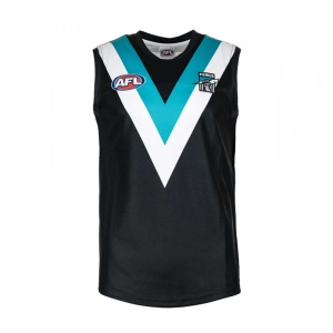 Burley Sekem Port Adelaide Power AFL Home Kids Replica Guernsey