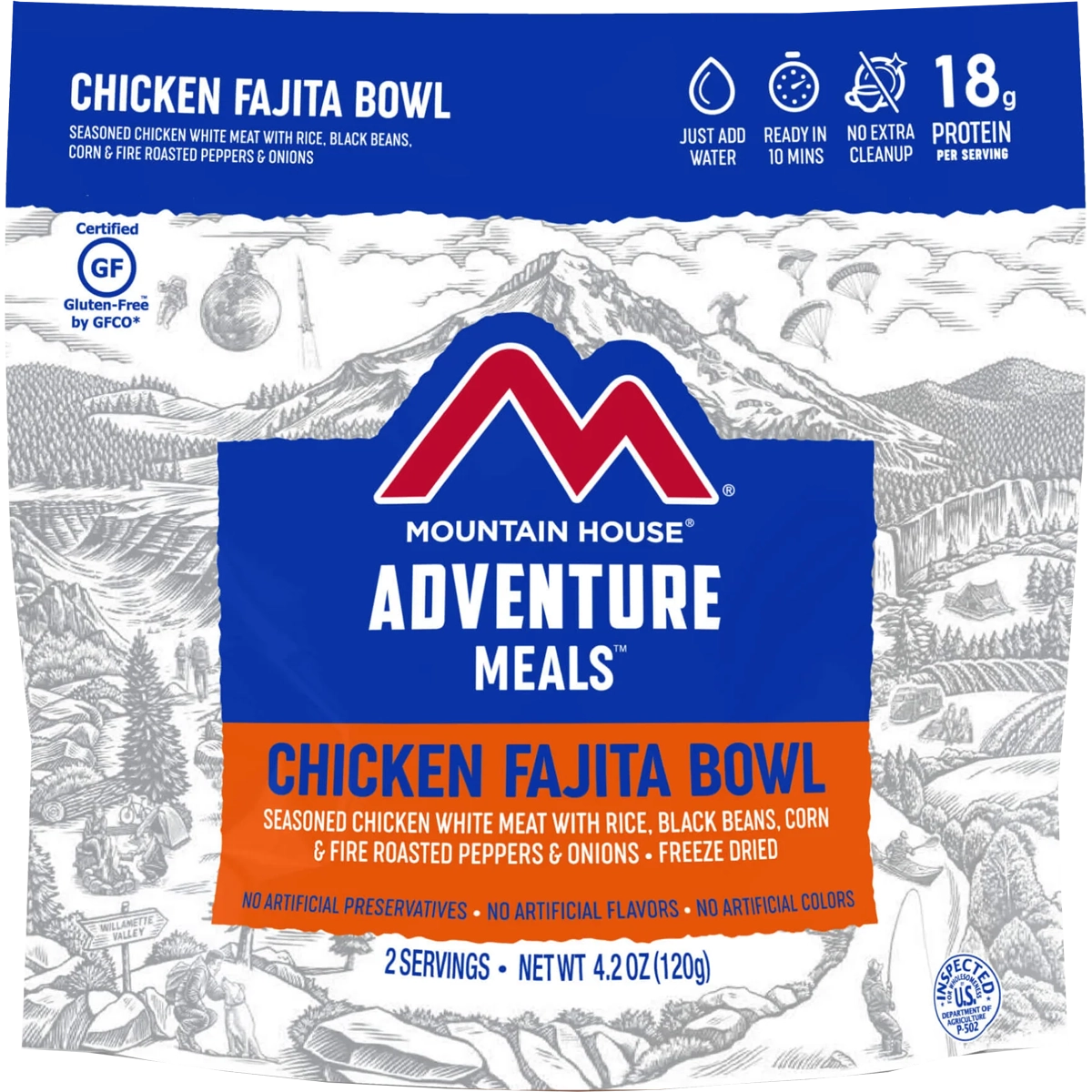Chicken Fajita Bowl (2 Servings)