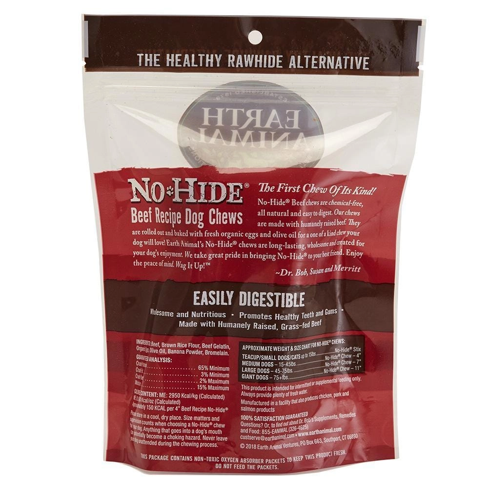 Earth Animal 2-Pack No-Hide Beef Chew Dog Treats