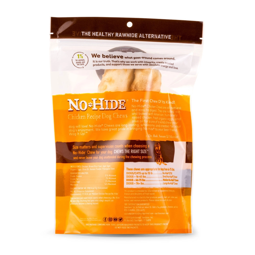 Earth Animal No-Hide Chicken Dog Chews