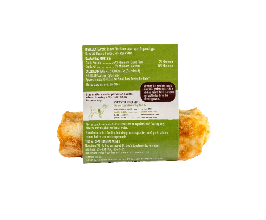 Earth Animal Pork No-Hide® Wholesome Chews