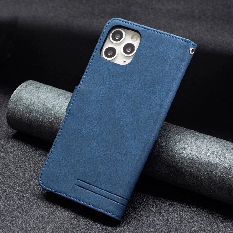 For iPhone 11 Magnetic Clasp RFID Blocking Anti-Theft Leather Case with Holder  Card Slots
