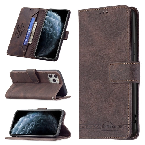 For iPhone 11 Magnetic Clasp RFID Blocking Anti-Theft Leather Case with Holder  Card Slots