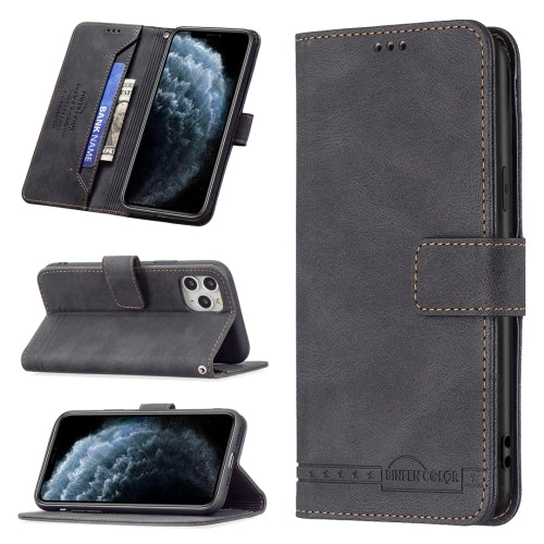 For iPhone 11 Magnetic Clasp RFID Blocking Anti-Theft Leather Case with Holder  Card Slots