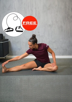 GoZone 3mm Non-Slip Yoga Mat with FREE Light Resistance Band