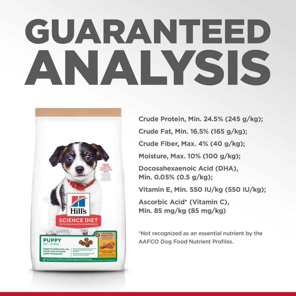 Hill's Science Diet No Corn, Wheat, or Soy Chicken Puppy Dry Dog Food