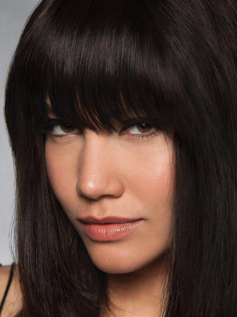Human Hair Clip-In Bang by Hairdo | Monofilament Crown | Clearance Sale Open Box (Unworn - Like New)