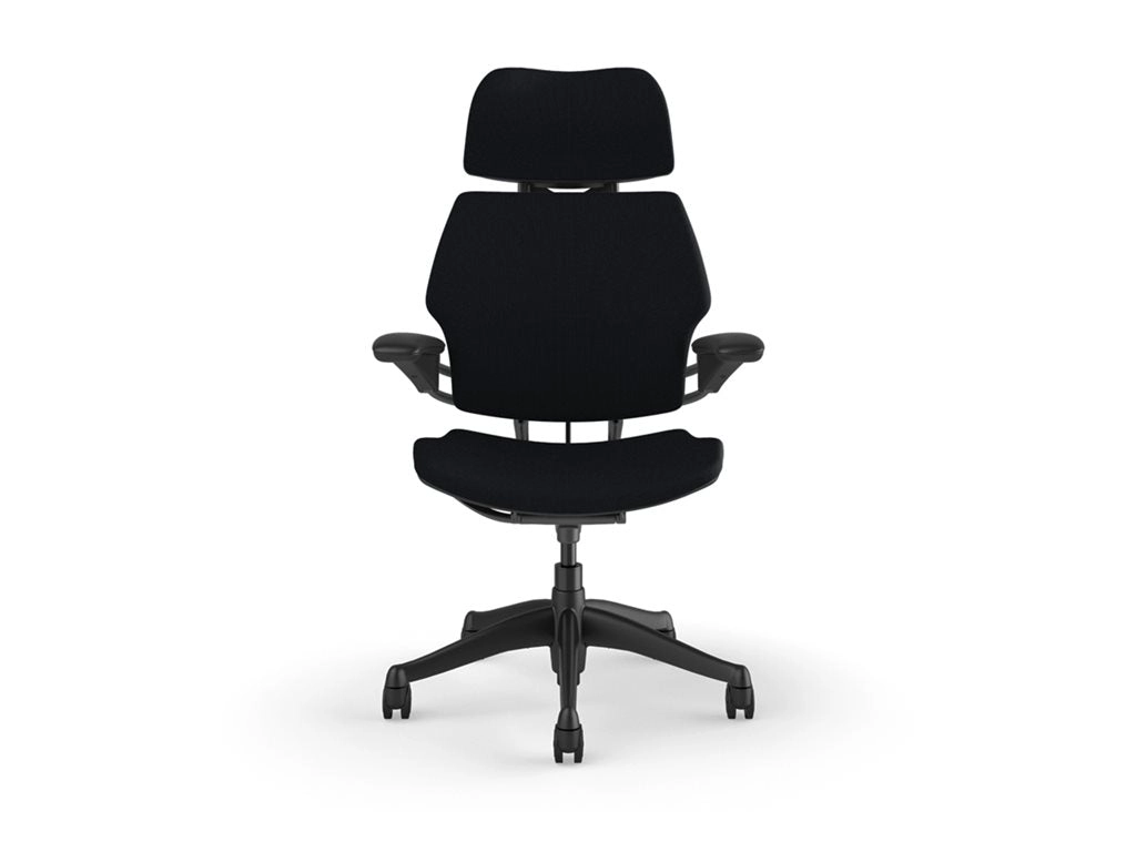 Humanscale Freedom - Chair - task - ergonomic - armrests - tilt - swivel - Corde 4 - black F211GCF10XFSHNSC