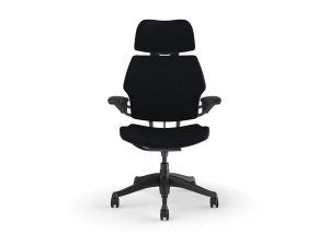 Humanscale Freedom - Chair - task - ergonomic - armrests - tilt - swivel - Corde 4 - black F211GCF10XFSHNSC