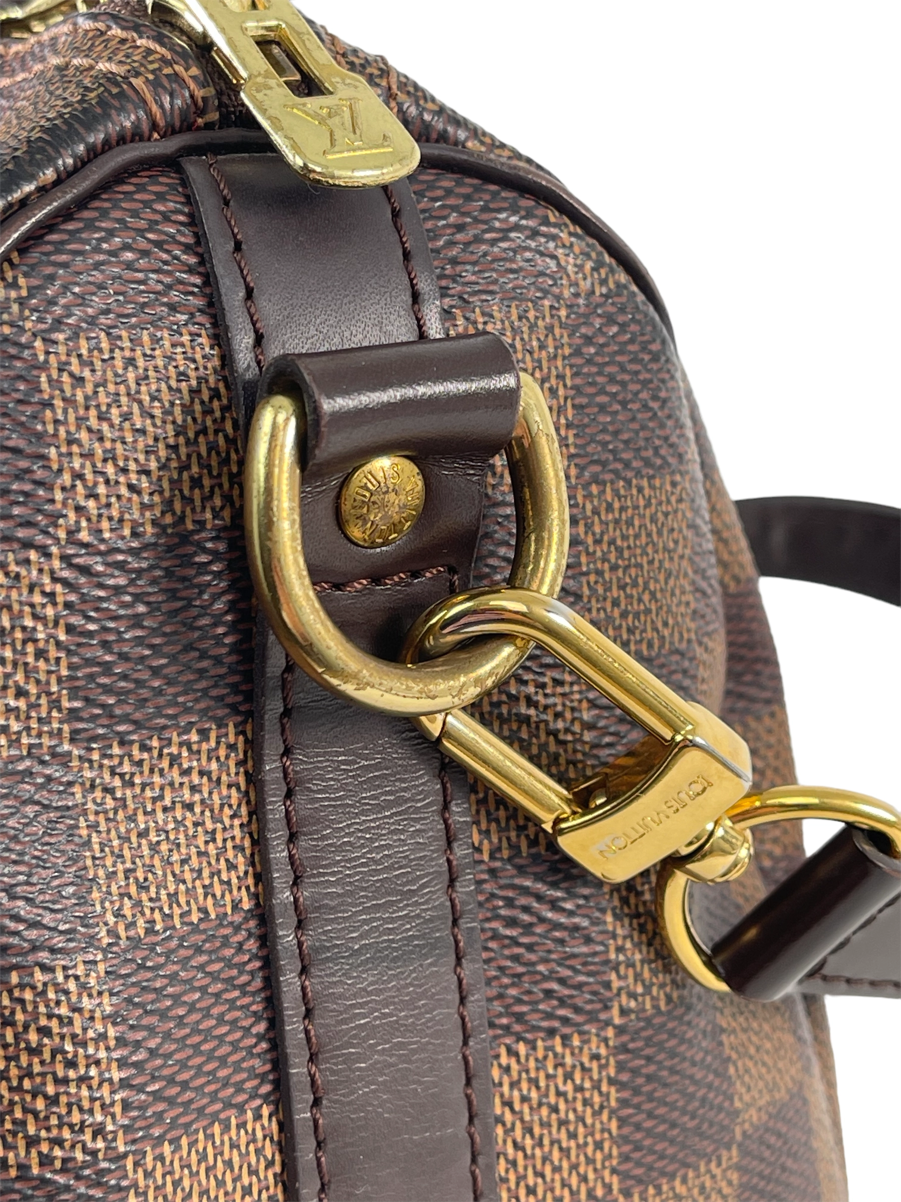 Louis Vuitton Damier Ebene Canvas Speedy Bandouliere 25 (Copy)