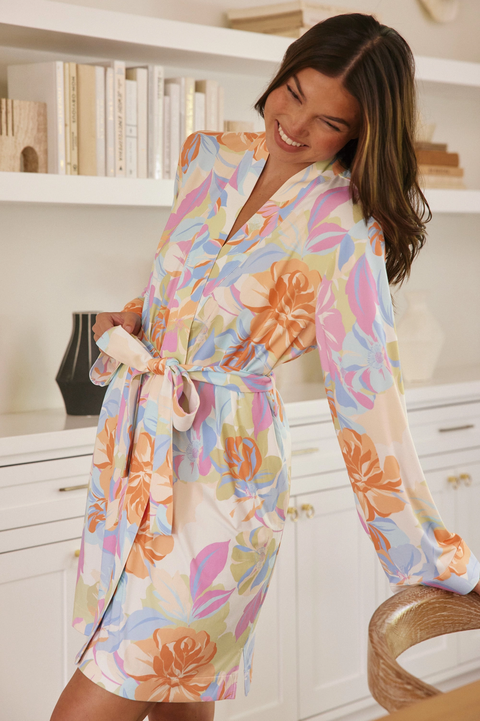 Meadow Classic Short Robe | Dreamscape