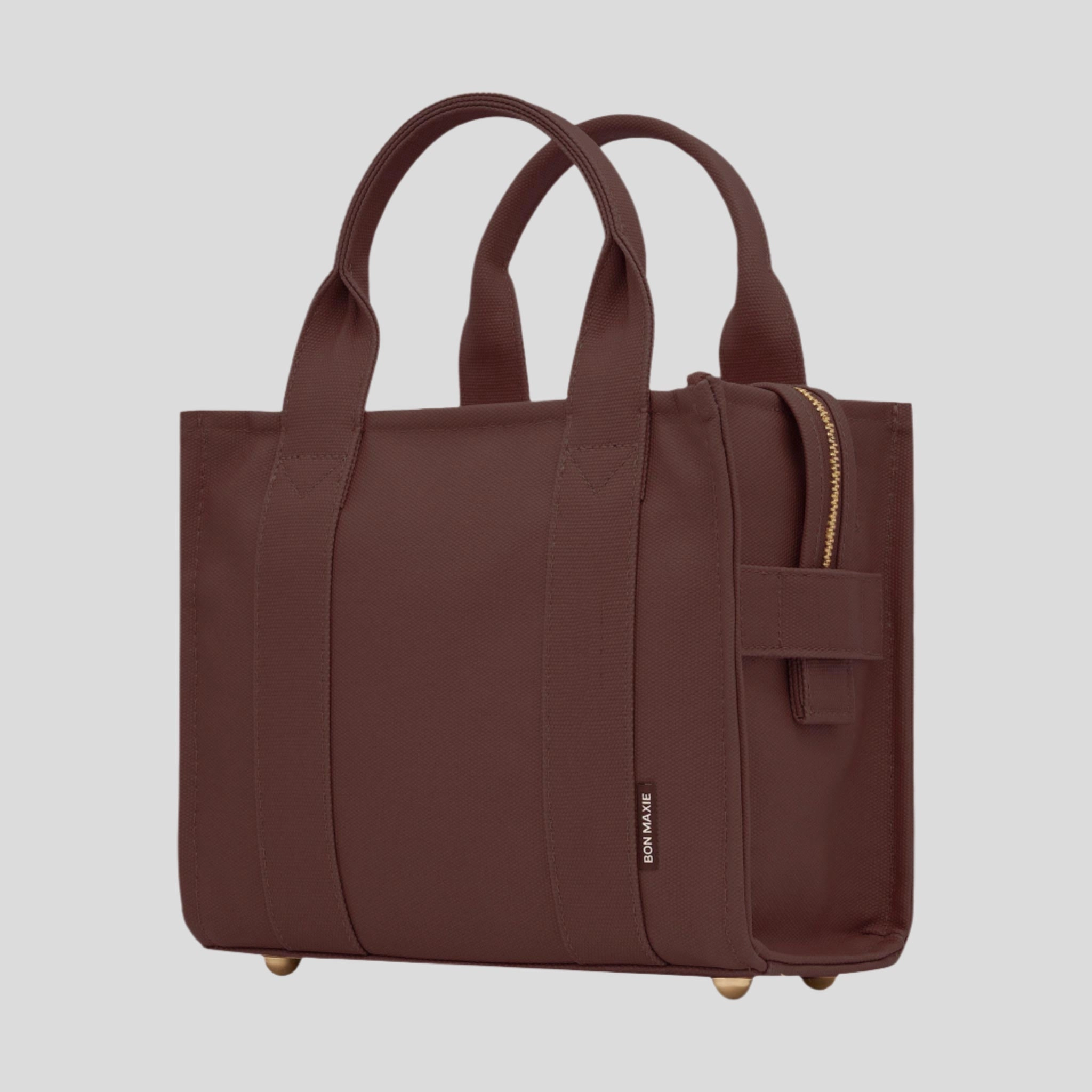 Micro Bon Vivant Structured Tote Bag -- Chocolate
