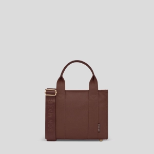 Micro Bon Vivant Structured Tote Bag -- Chocolate