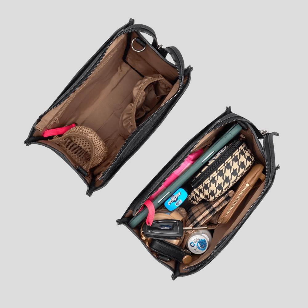 Micro Bon Vivant Structured Tote Bag -- Chocolate