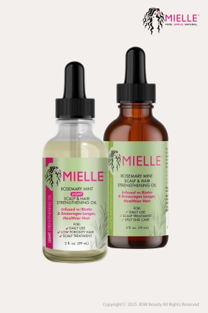 MIELLE ROSEMARY MINT SCALP & HAIR STRENGTHENING OIL INFUSED W/ BIOTIN & ENCOURAGES GROWTH 2oz