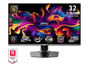 MSI MPG 322URX QD-OLED - OLED monitor - gaming - 32 (31.5" viewable) - 3820 x 2160 4K UHD (2160p) @ 240 Hz - 1000 cd/mï¿½ - 1500000:1 MPG322URXQDOLED