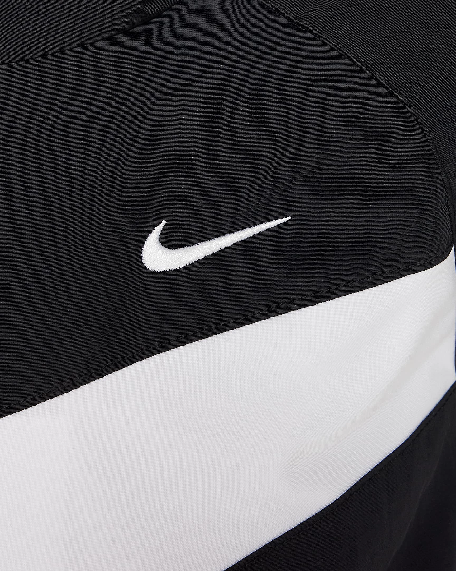 NIKE KID'S BIG SWOOSH BLACK JACKET