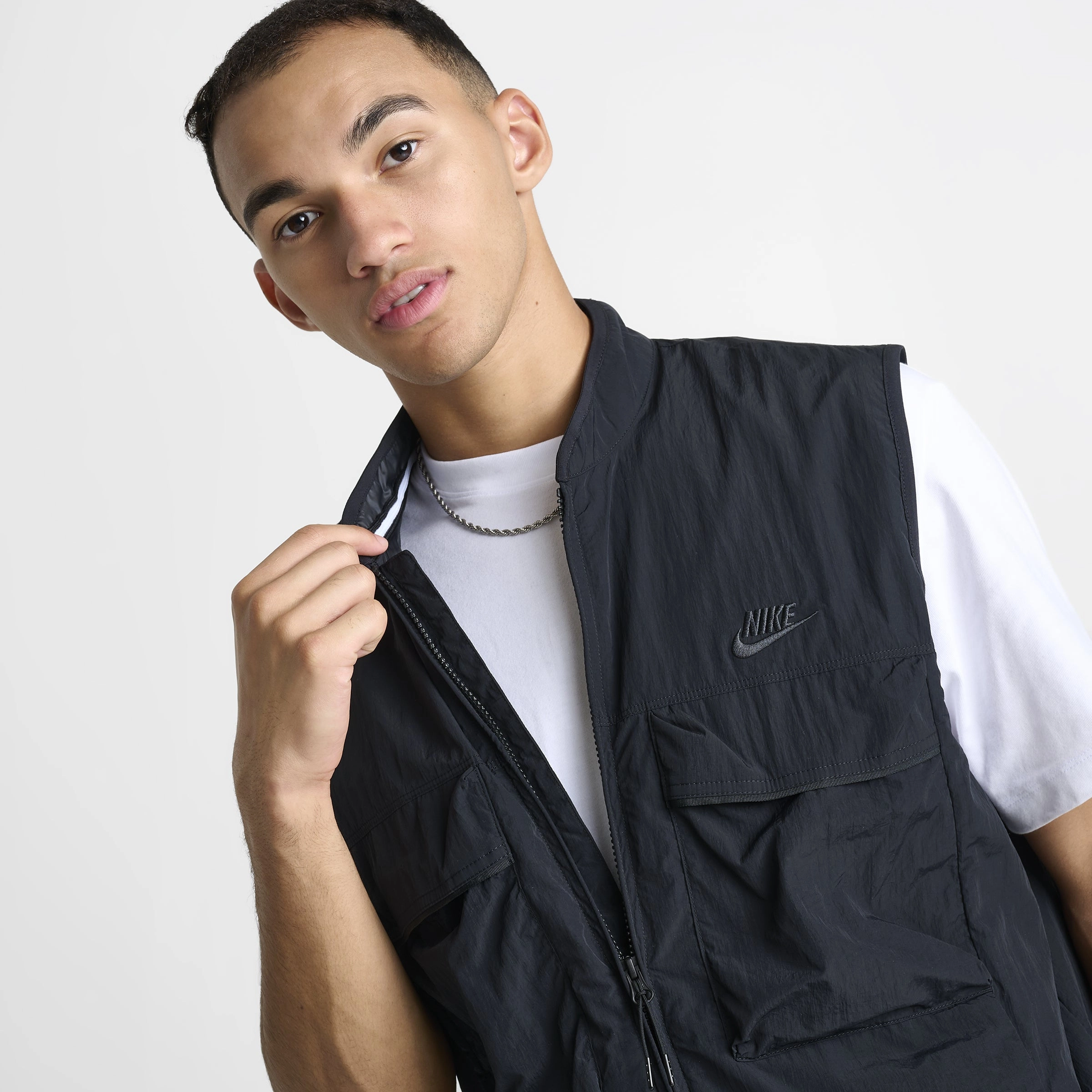 Nike Sportswear Tech Woven Vest Black / Black