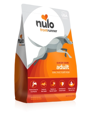 Nulo Frontrunner Adult Dog with Turkey, Trout, & Spelt