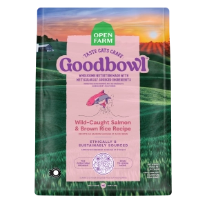 Open Farm GoodBowl Wild-Caught Salmon & Brown Rice Recipe Dry Cat Food