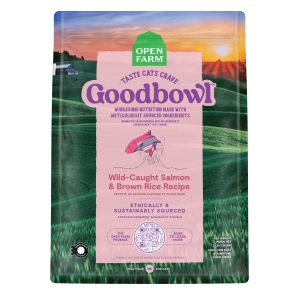 Open Farm GoodBowl Wild-Caught Salmon & Brown Rice Recipe Dry Cat Food