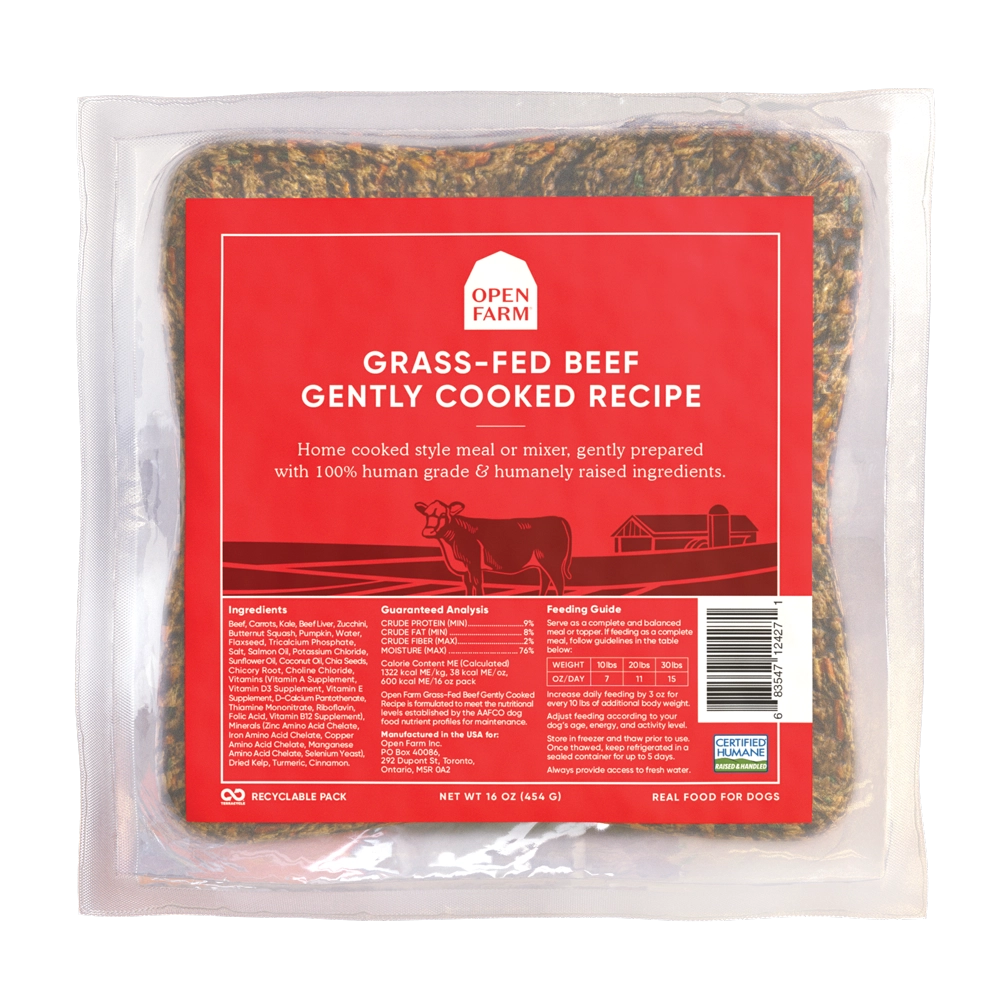 Open Farm Grass-Fed Beef Gently Cooked Recipe