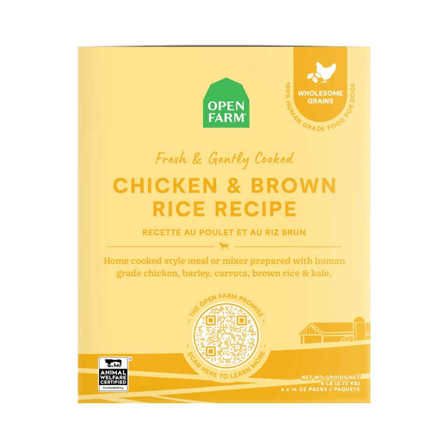 Open Farm Harvest Chicken and Brown Rice with Wholesome Grains Gently Cooked Recipe