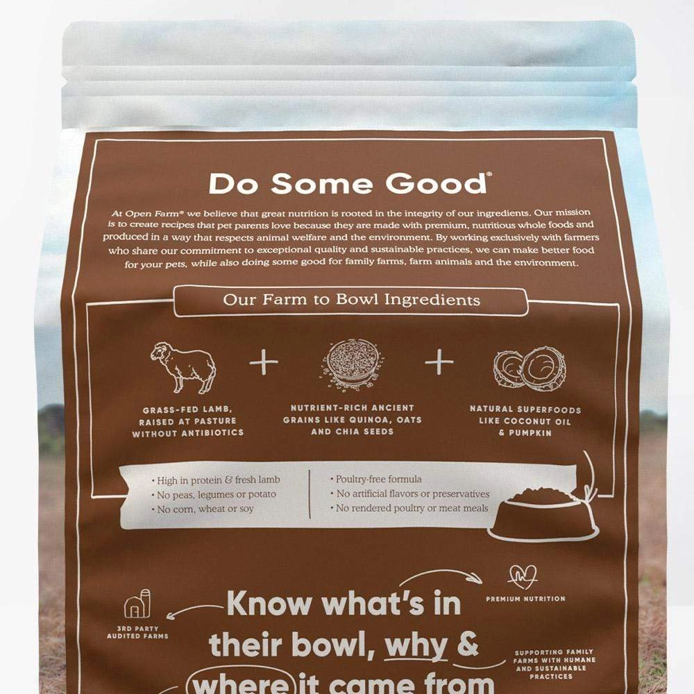 OPEN FARM Pasture-Raised Lamb and Ancient Grains Dry Dog Food