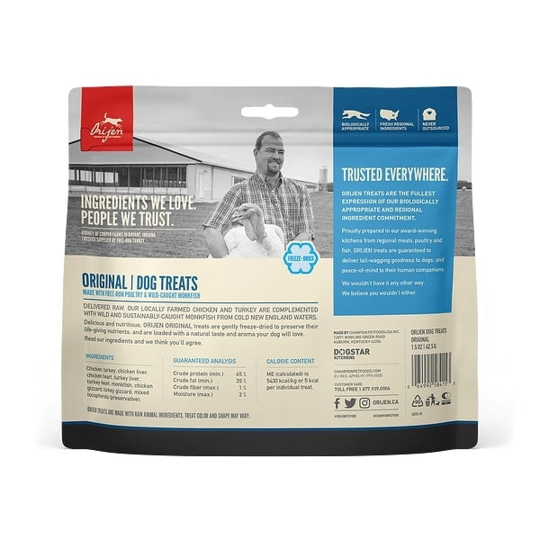 ORIJEN Freeze Dried Original Dog Treats