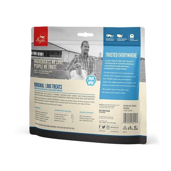 ORIJEN Freeze Dried Original Dog Treats
