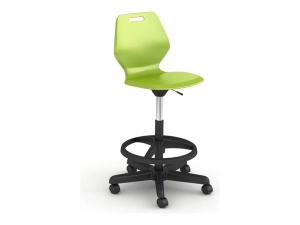Paragon A&D Ready - Stool - swivel - injection molded polypropylene - cool gray READYSTLA-OT