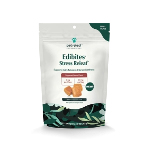 Pet Releaf Stress Releaf Edibites Peppered Bacon Flavor for Small Dogs