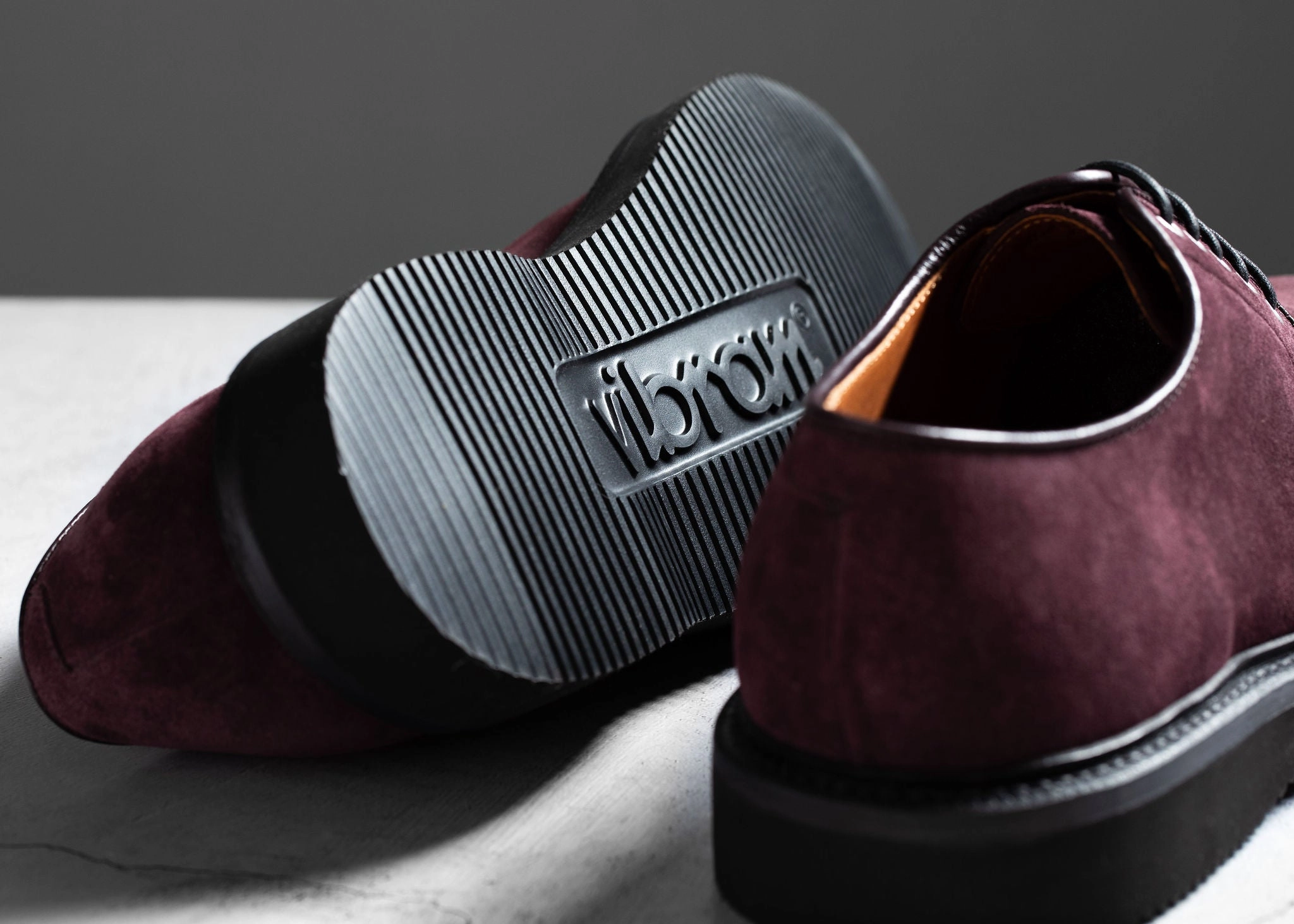 Plain Toe Berry Suede