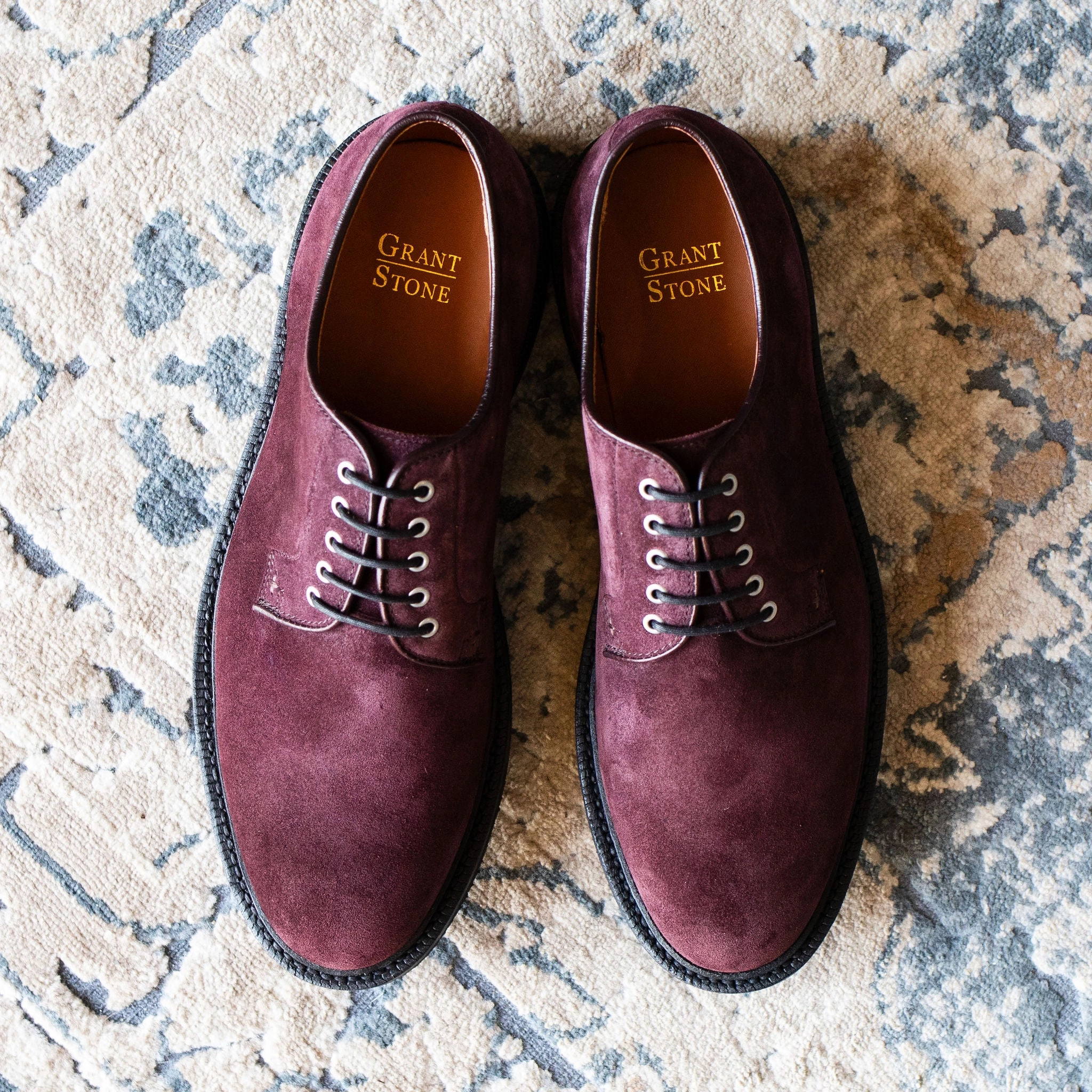 Plain Toe Berry Suede