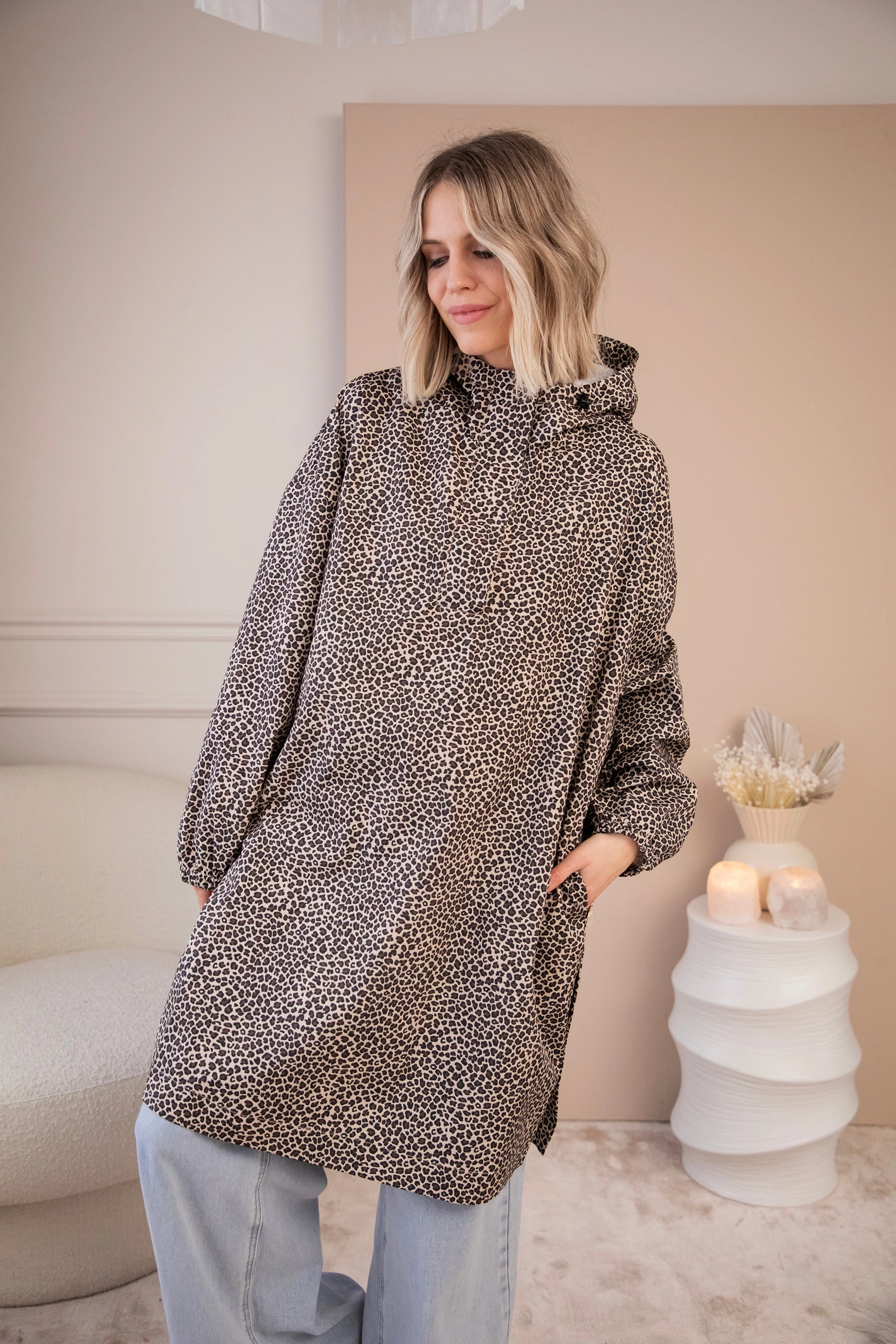 Poncho Panther Beige - Jas
